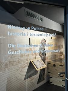 Exhibition “ Germans in Poland - history and present” at the Documentation and Exhibition Center of Germans in Poland - entrance