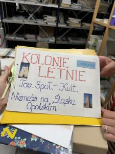 Chronicle documenting summer camps for children of the German minority in Głuchołazy (German: Ziegenhals) in 1999, organized by the Social and Cultura